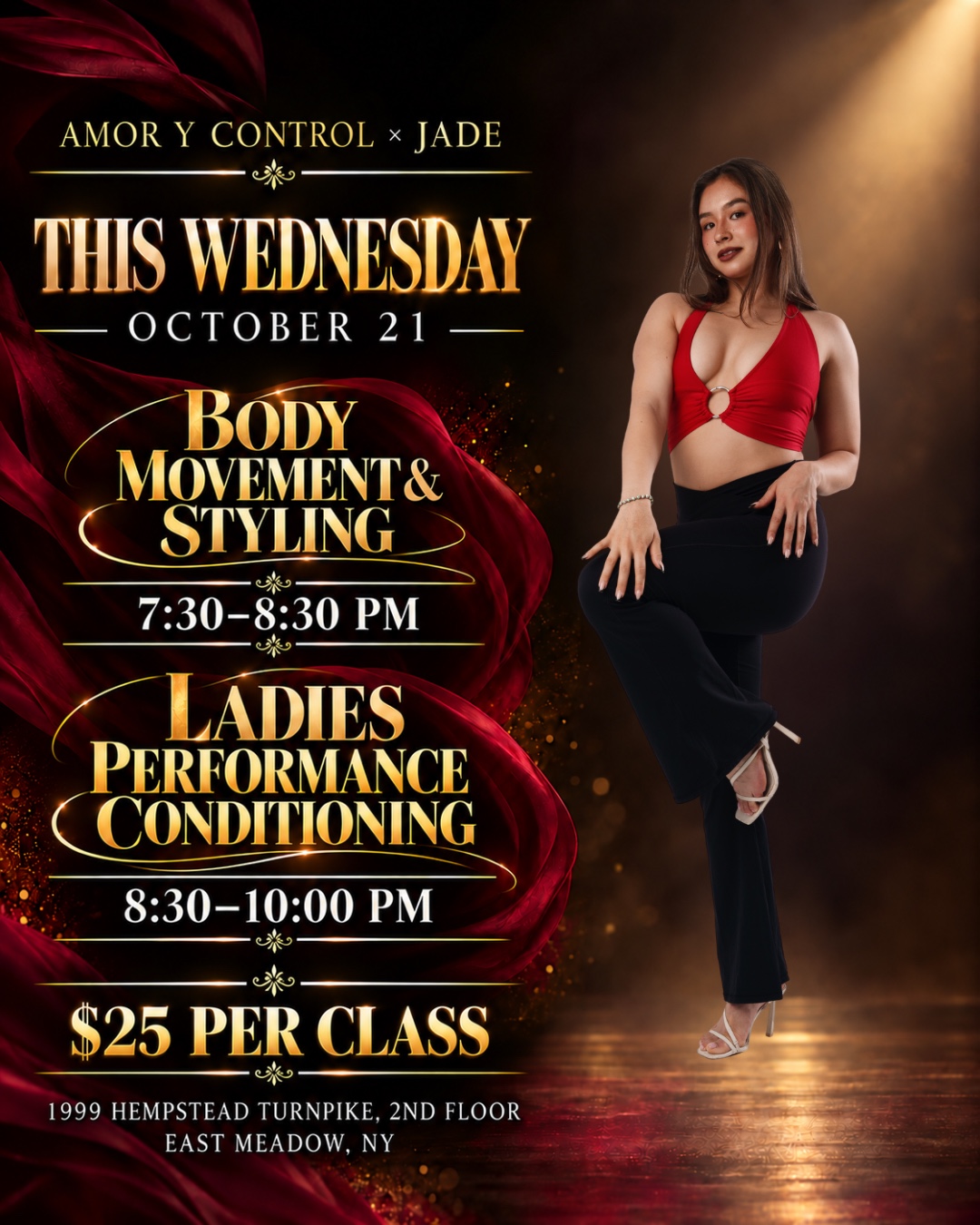 Preview of Jayde’s Wednesday class flyer